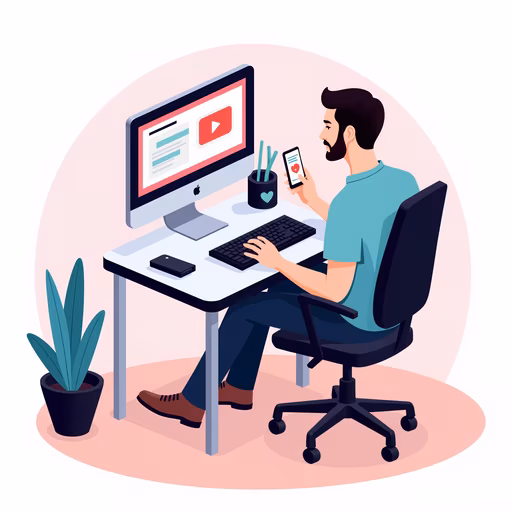 YouTube Creator Illustration