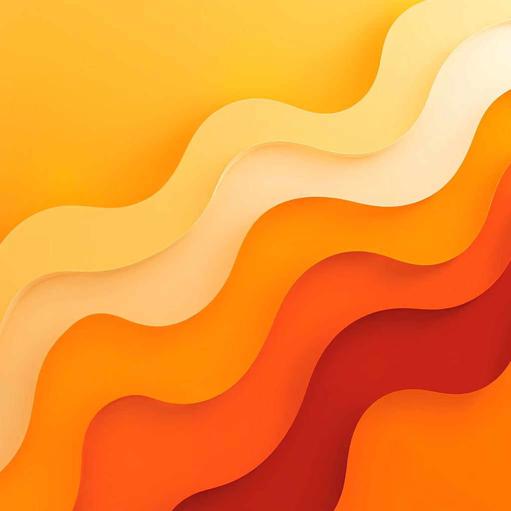 Vibrant abstract waves in warm tones, dynamic and energetic.