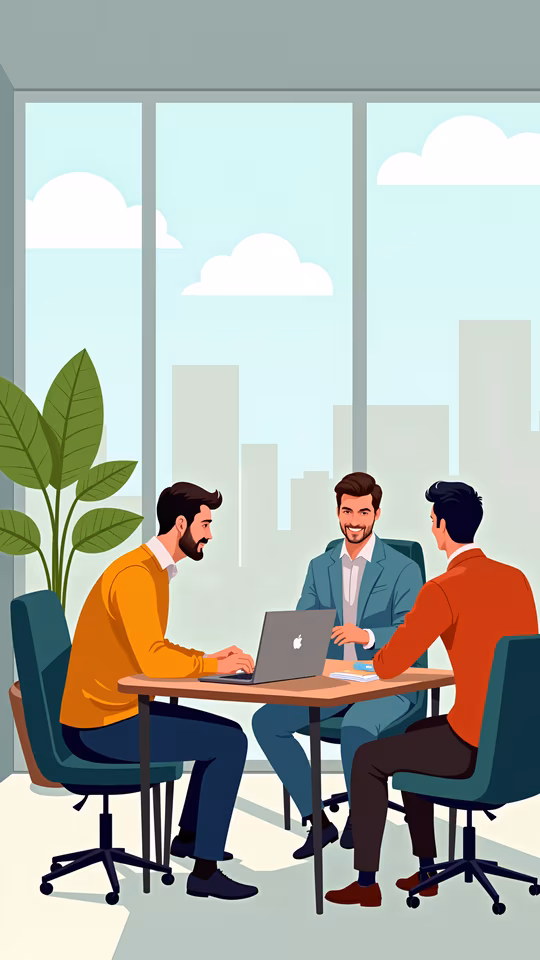 Business Meeting Illustration