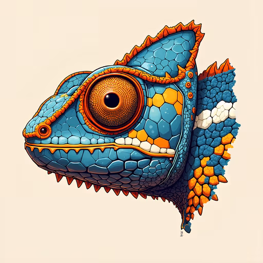 Chameleon Illustration
