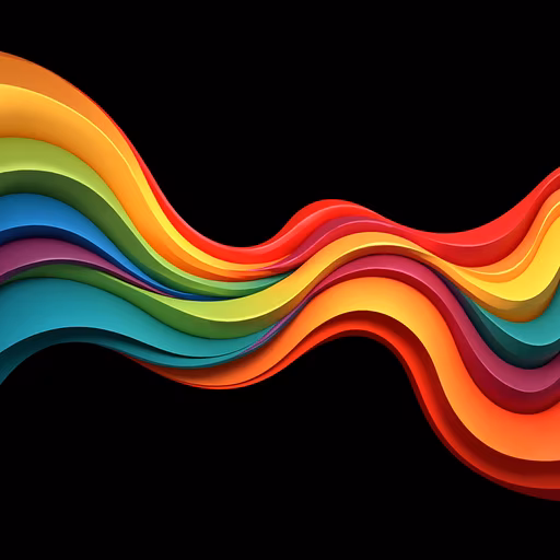 Colorful Wave Illustration