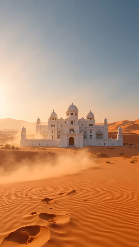 Desert Palace Illustration