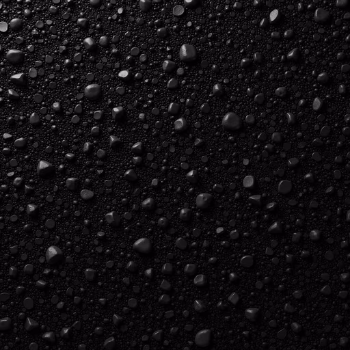 Droplets on Dark Surface
