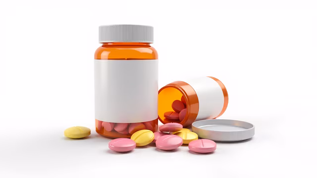 Medication Bottle Illustration