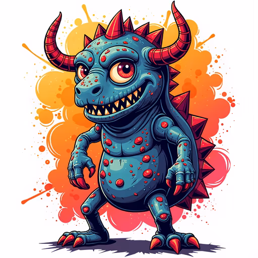 Monster with Horns