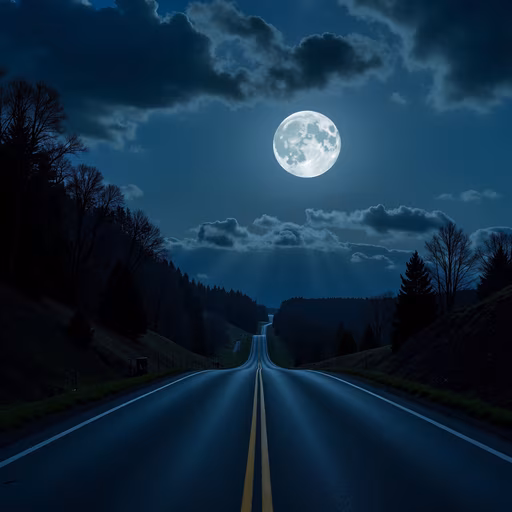 Moonlit Road