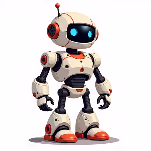 Robot Friend Illustration
