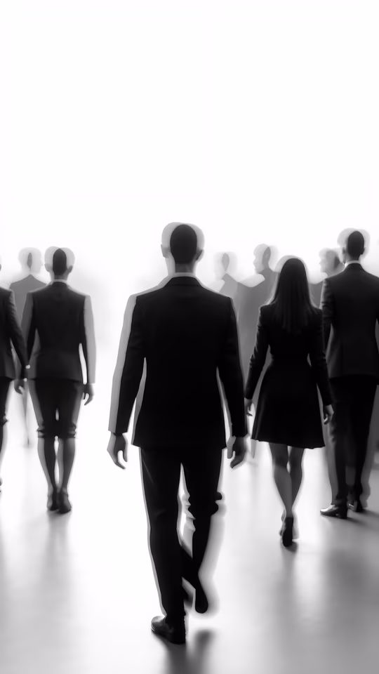 Silhouettes of Business People