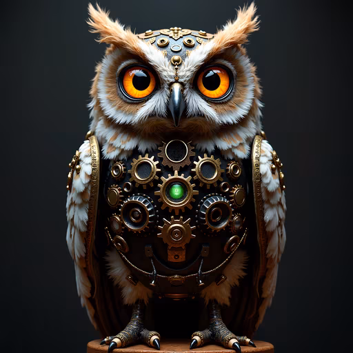 Steampunk Owl