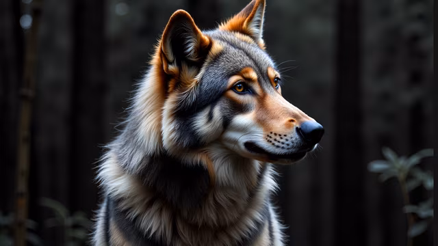 Wolf Portrait