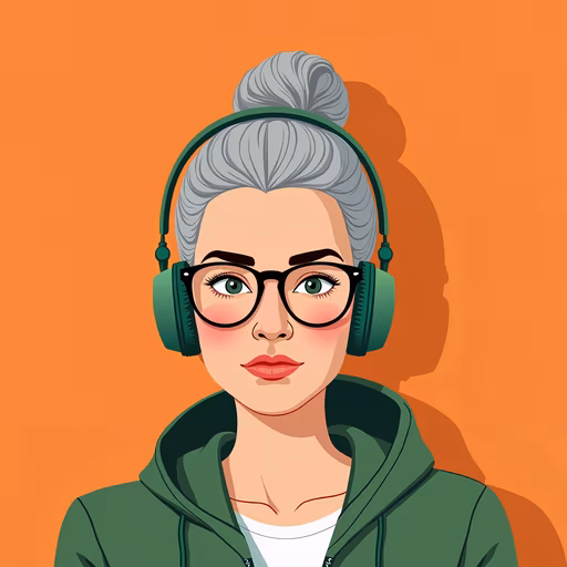 Woman with Headphones