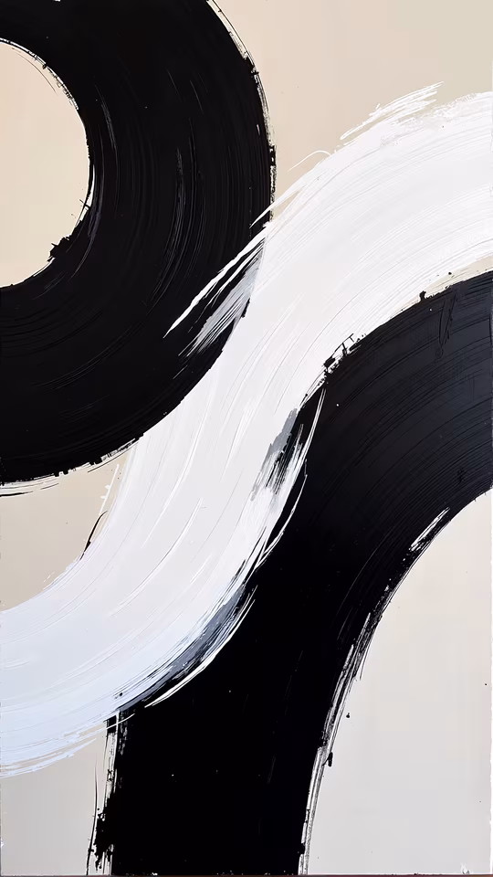 Abstract Brushstrokes