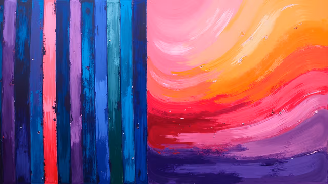 Abstract Stripes and Swirls