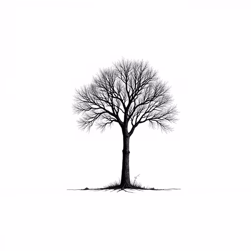 Bare Tree Silhouette