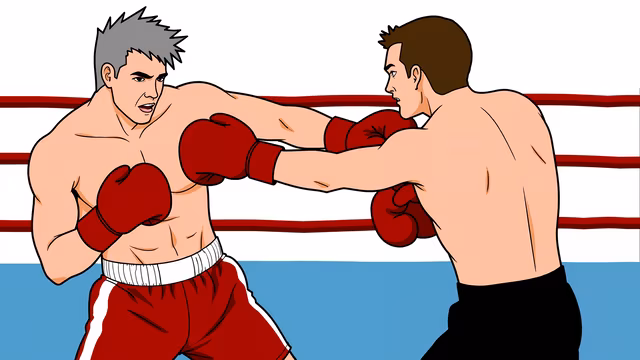 Boxing Match - Illustration