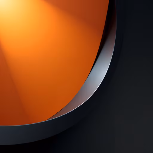 Circular Orange Gradient