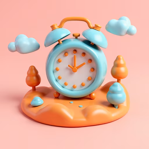Clock in a Candy Land
