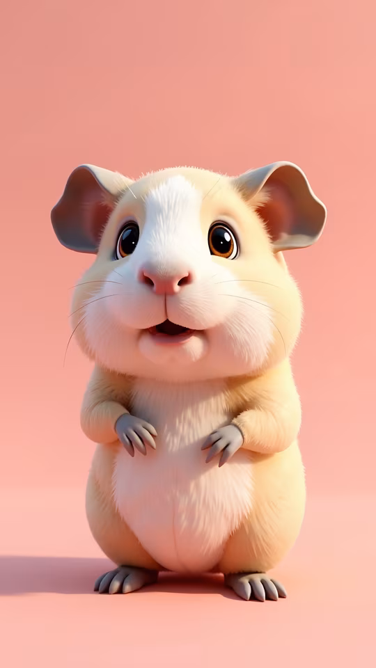 Cute Hamster Illustration