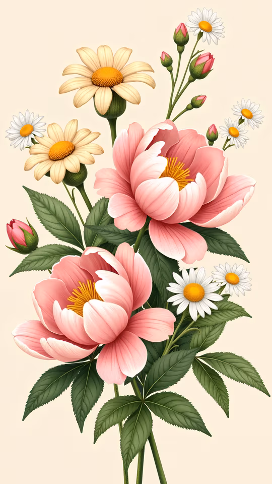 Floral Bouquet Illustration