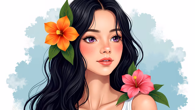Floral Portrait