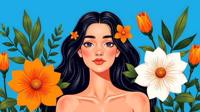 Floral Portrait