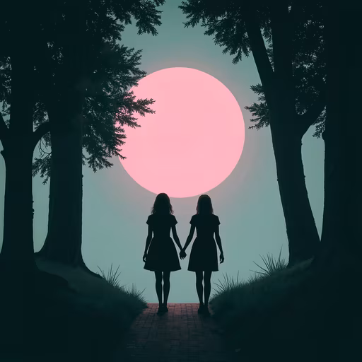 Forest Path Sunset