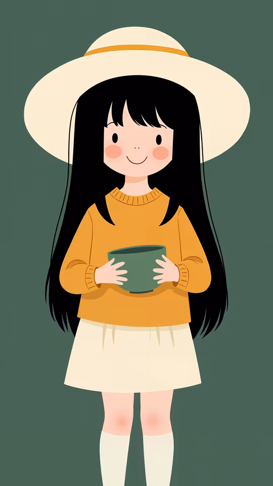 Girl with Hat