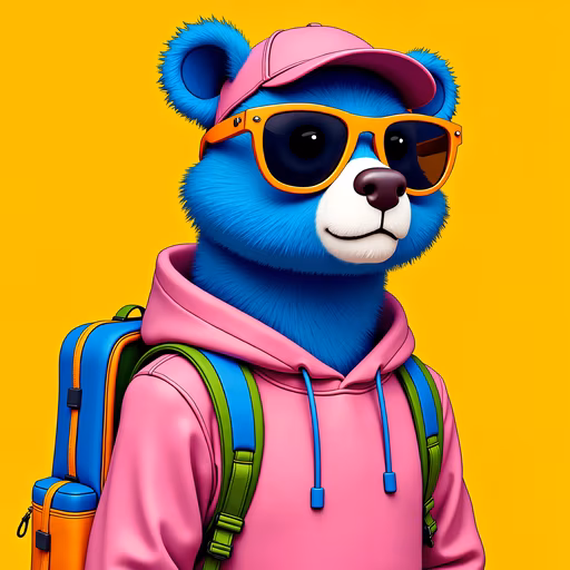 Hipster Bear