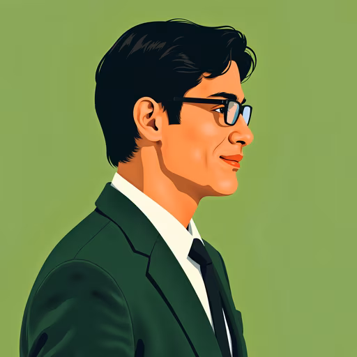 Man in Suit Illustration