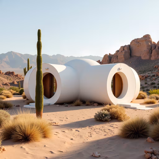 Modern Desert Pods