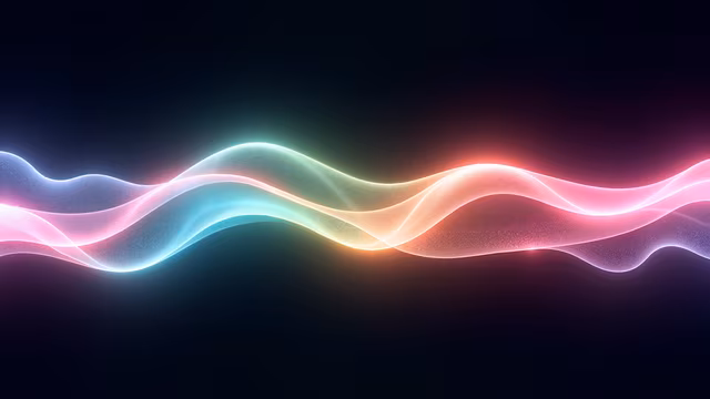 Neon Waves Illustration