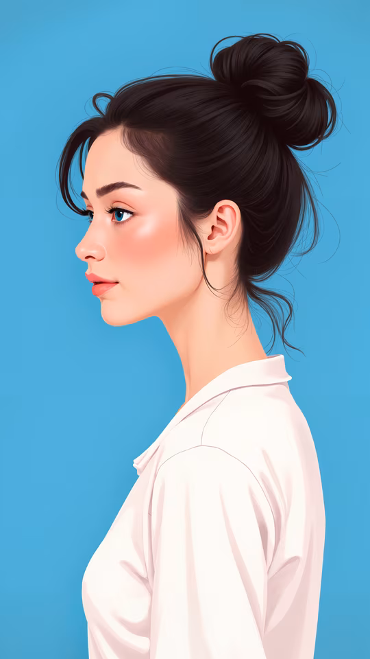 Profile Portrait Illustration