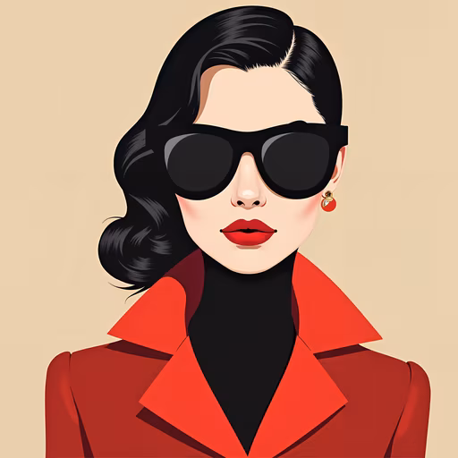Red Coat Illustration