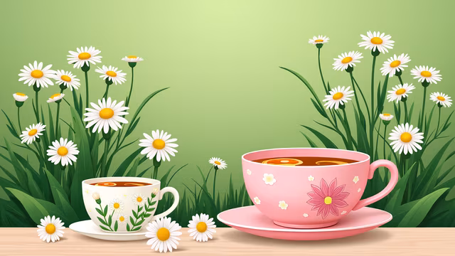 Tea Time Illustration