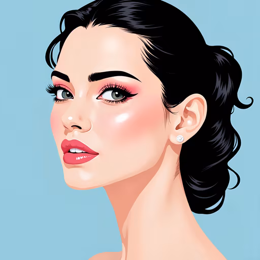 Vintage Glamour Illustration