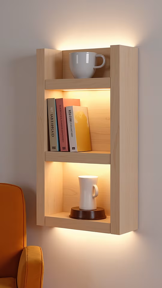 Warm Bookshelf