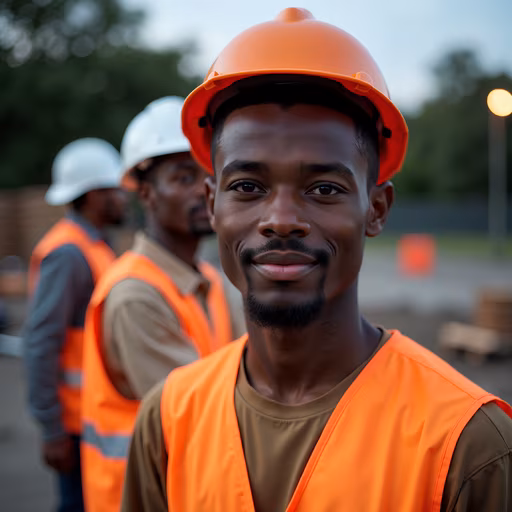 Construction Workers Portrait