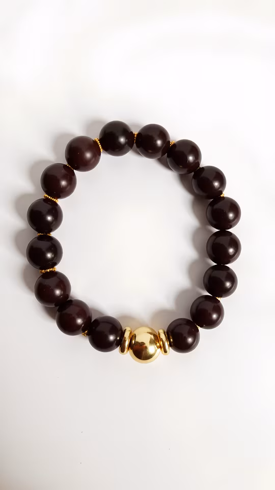 Dark Beaded Bracelet
