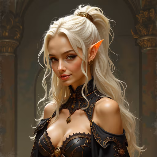 Elegant Elf Portrait