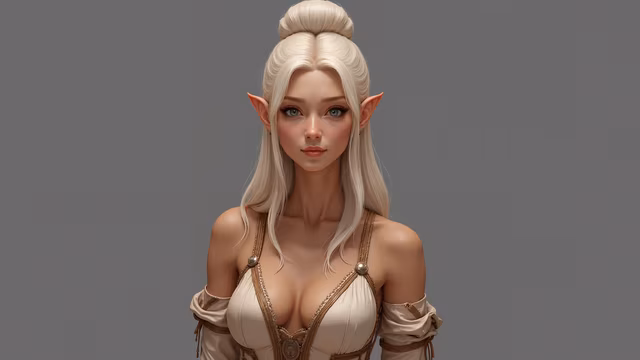 Elf Fantasy Illustration