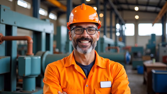 Industrial Worker Portrait