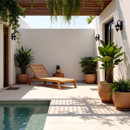 Modern Poolside Retreat