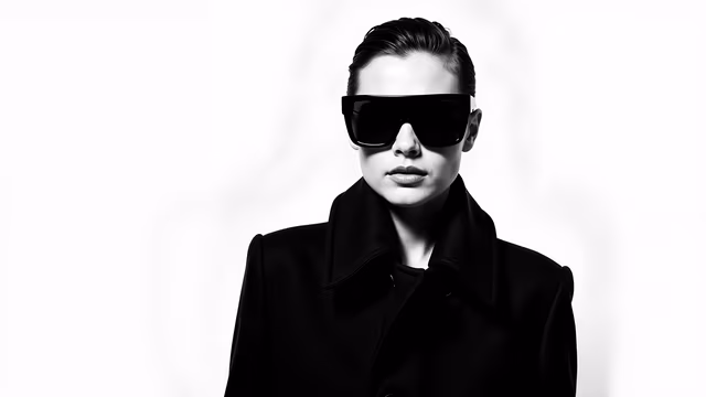 Monochrome Fashion Portrait