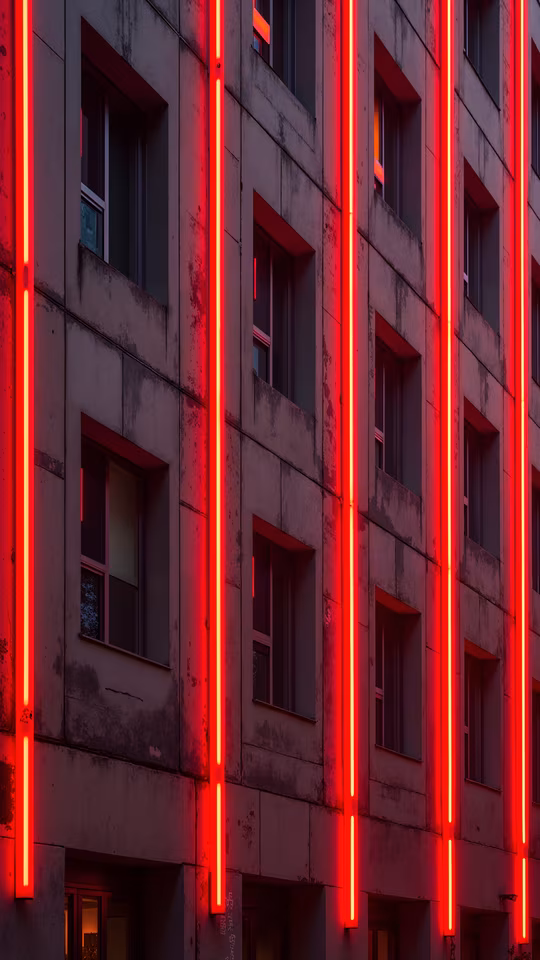 Red Neon Lines