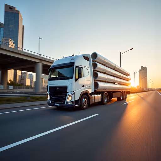 Urban Logistics at Sunset