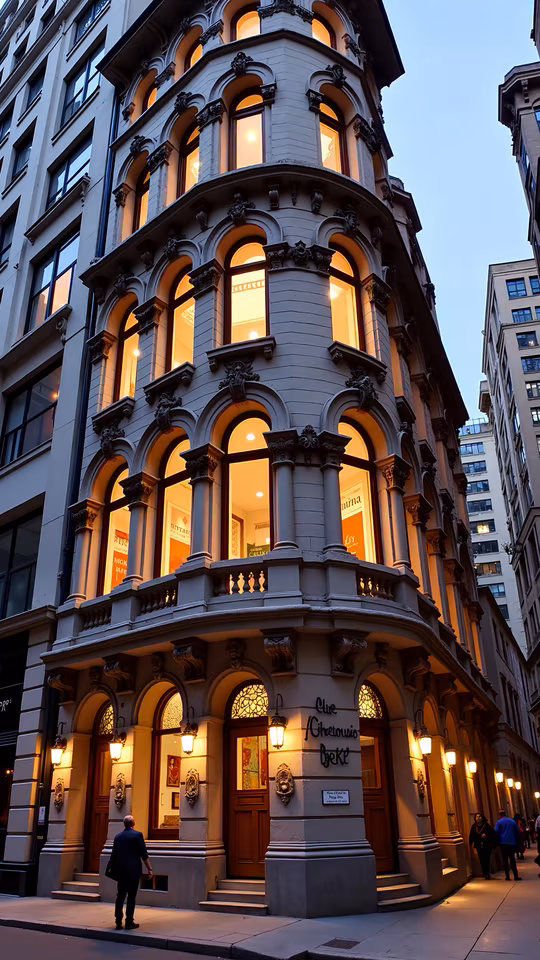 Vintage Building Facade