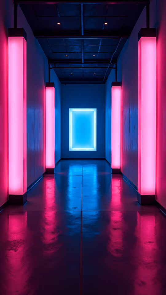 Neon Hallway
