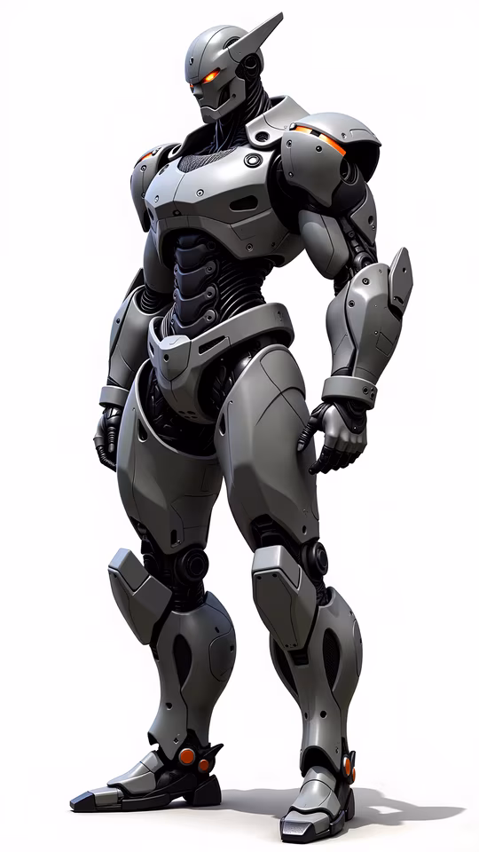 Robotic Soldier Illustration