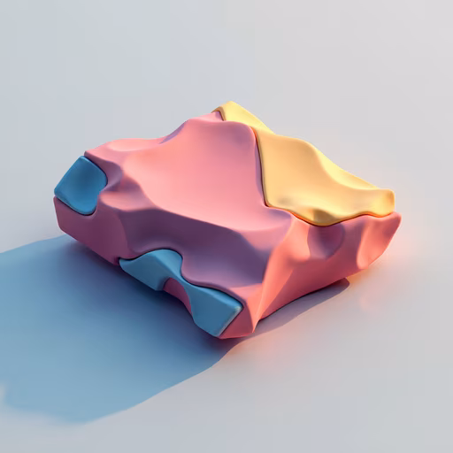 Abstract Sculpture Illustration