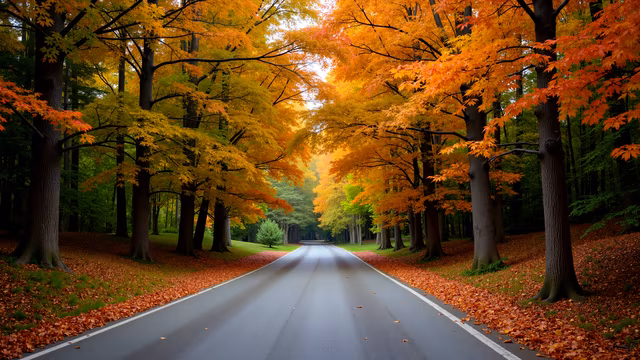 Autumn Road